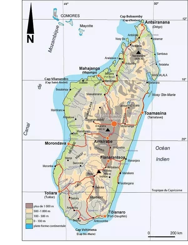 23 régions de Madagascar